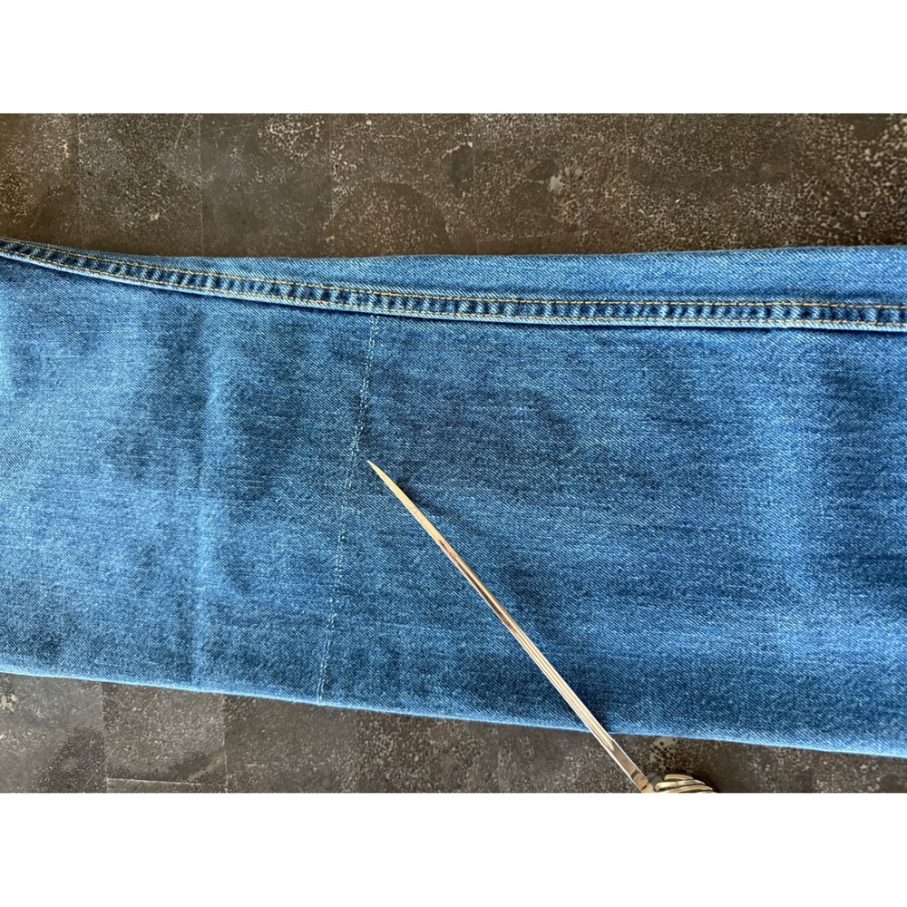 Levi's 514 Straight Fit Jeans Mens 32x32 Denim Country Grunge Distressed Rock - Picture 5 of 11